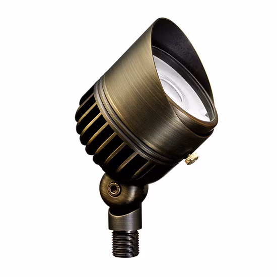 Brass LED Landscape up Light Fixture Outdoor Garden MR16 Spot Light