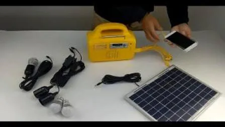 New Mini Home Solar Panel System 18V 10W Solar Lighting Kits with FM